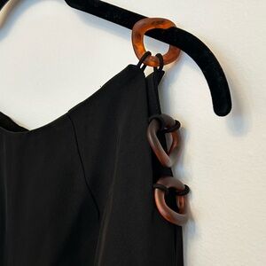 St. Agni Trousers with tortoise ring detail